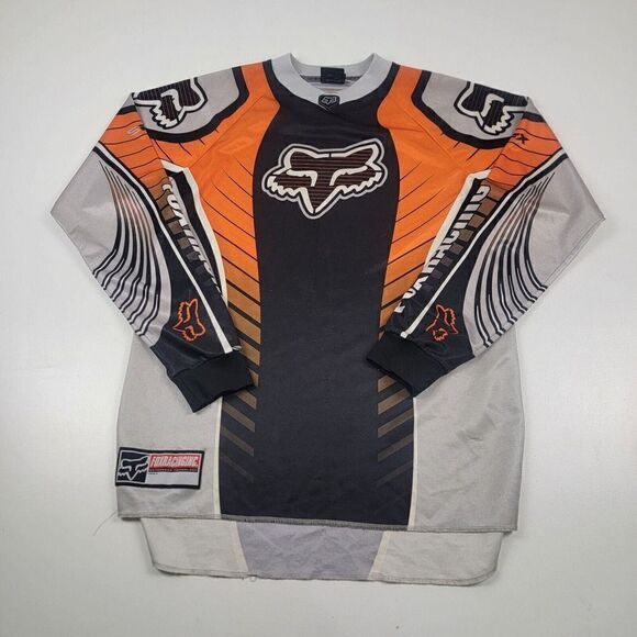 Vintage Y2K Fox RS Performance Race Wear Motocross Long Sleeve Jersey Medium - Picture 1 of 11